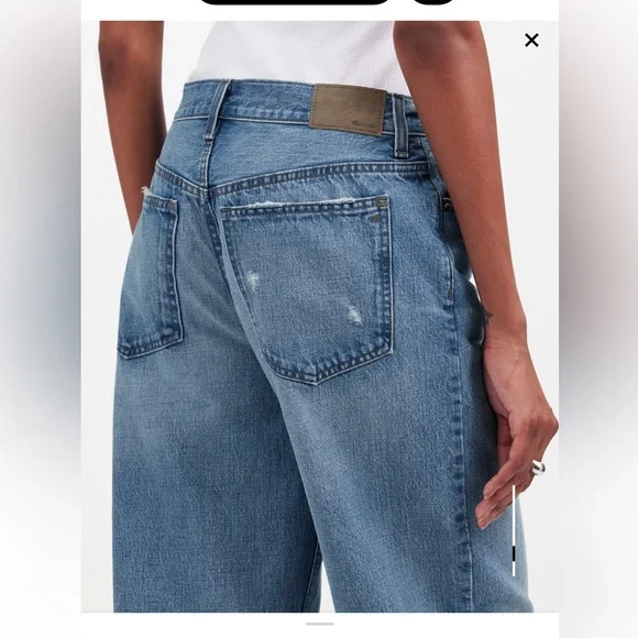 Madewell low-slung baggy jeans NS198 Hamburg wash - Picture 5 of 6